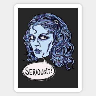 Rocky Horror Serious Janet Sticker